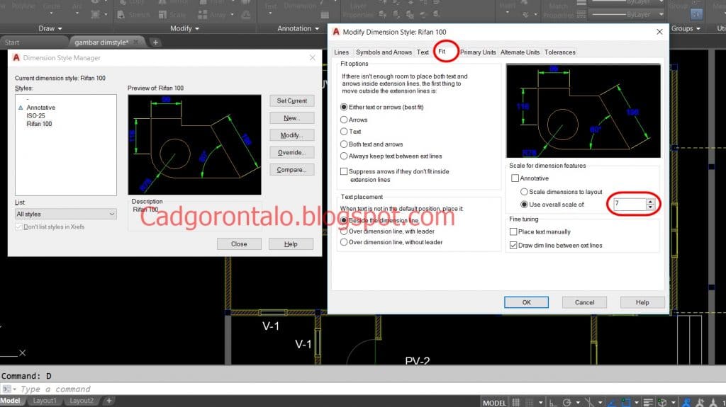 2 Cara Paling Lengkap Mengatur Ukuran Di Autocad