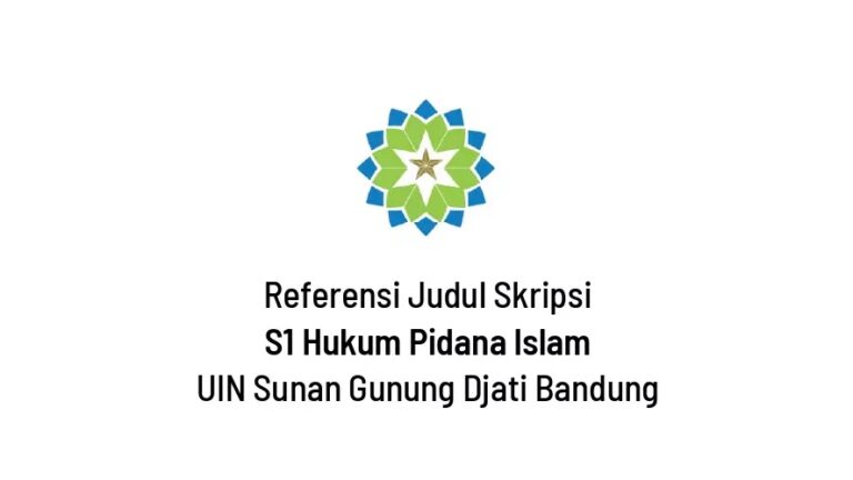 250+ Judul Skripsi Hukum Pidana Islam Yang Belum Dipakai, Temukan Topik ...