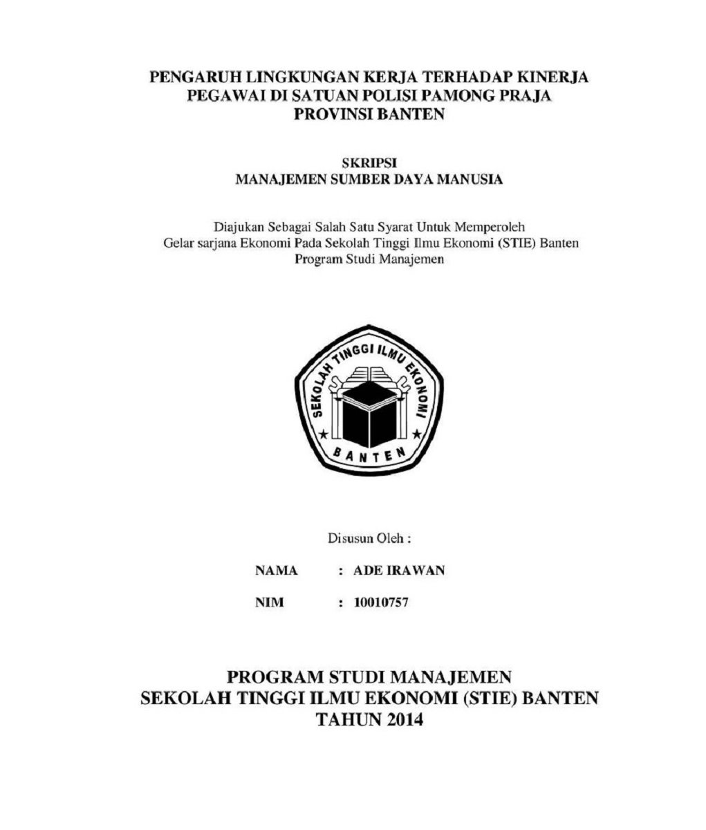 250 Judul Skripsi Manajemen SDM Yang Menarik Perhatian Di Dunia ...